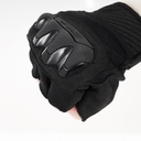 Komine GK-242 Protective Mesh Half Finger Gloves