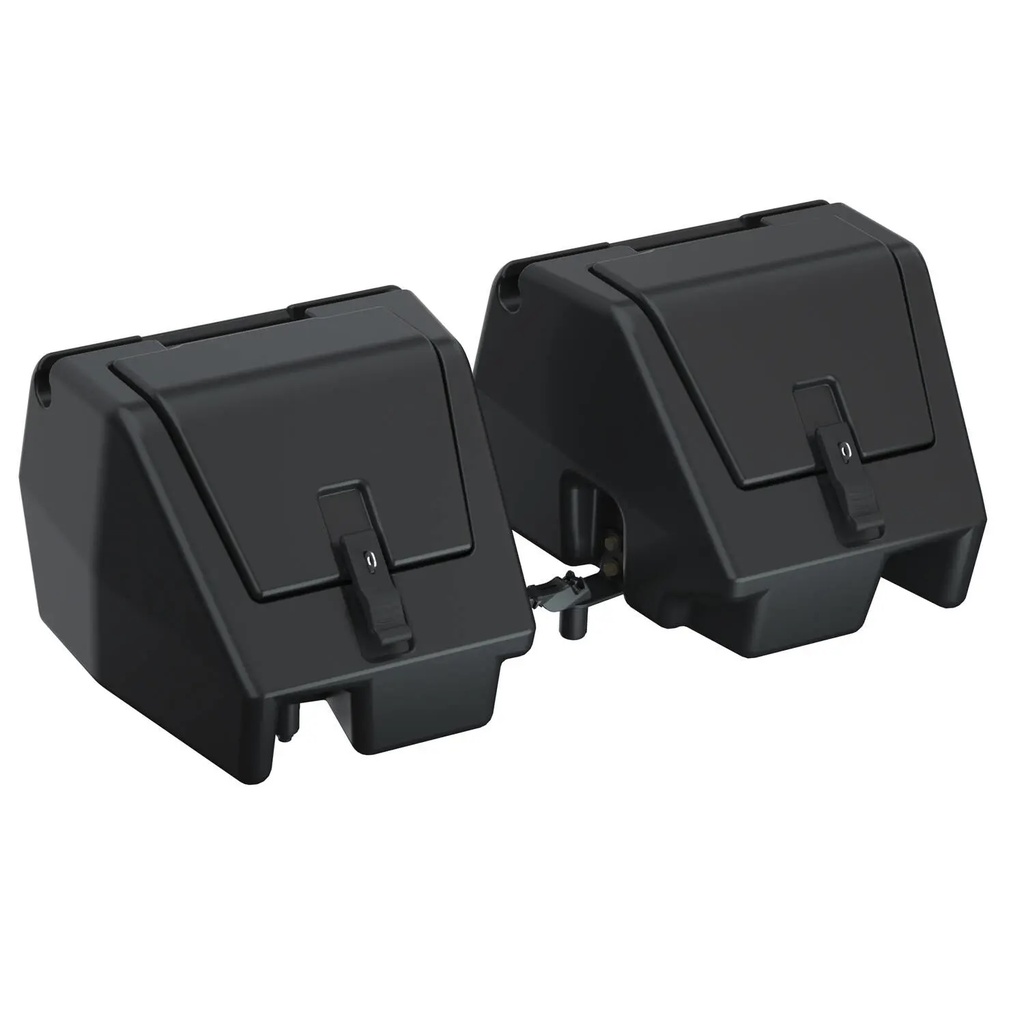 Polaris Lock & Ride Rear Cargo Storage Boxes for Sportsman ATV, Pair
