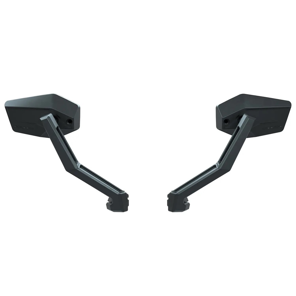 olaris Side View Adjustable Handle Bar Mounted Mirror for Sportsman, Set of 2