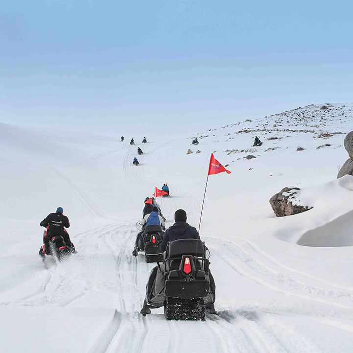 Hourly Snowmobile Tour