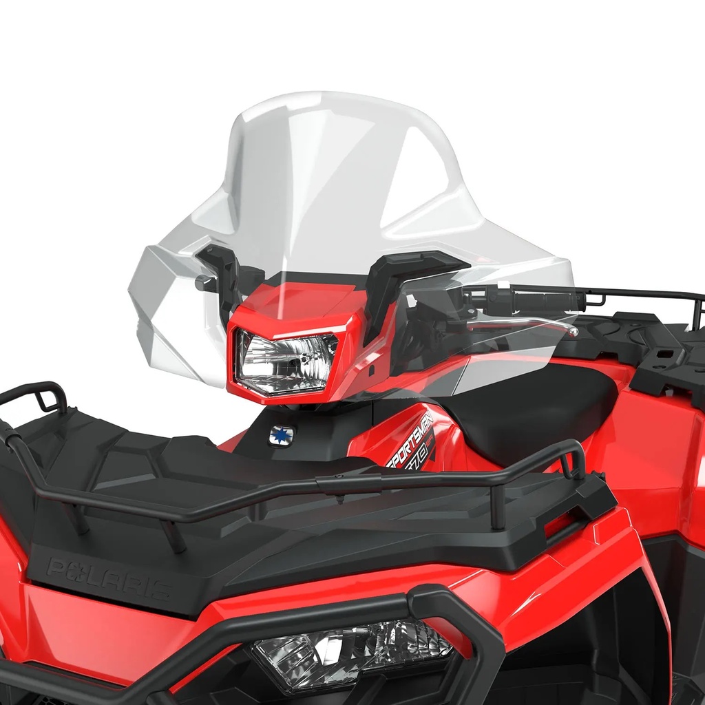 Polaris Lock & Ride Medium Front Poly Windshield for Sportsman