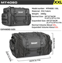 Rhinowalk 60-80L Tail Bag with Expandable Storage