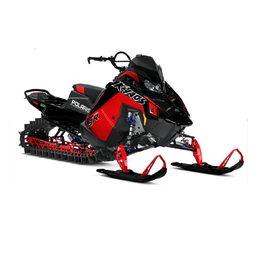 Polaris Patriot 9R RMK Khaos 155 Slash - Indy Red and Gloss Black