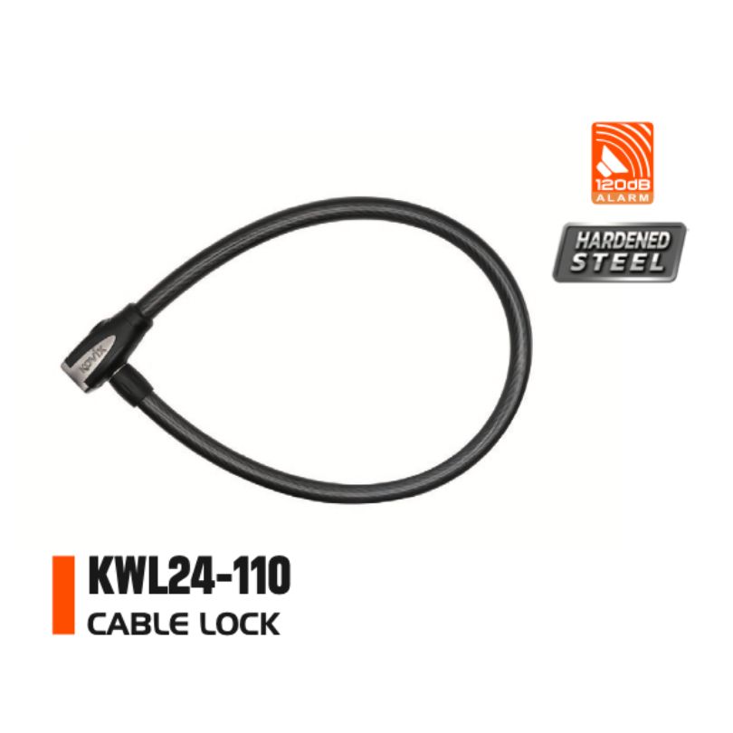 Kovix KWL24-110 Alarm Cable Lock