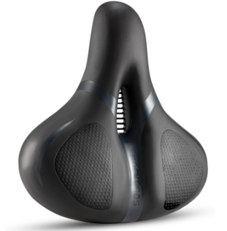 [AB-ROCK-SEAT-AQ-6090R] Rock Bicycle Seat Black