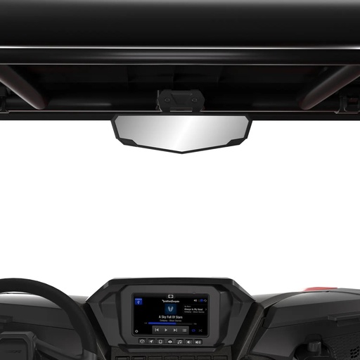 [HO-2883763] Polaris ROPS Mounted Rear View Premium Convex Mirror for RZR