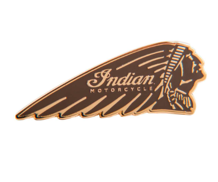 [PO-2863676] Indian Brown Headdress Pin Badge