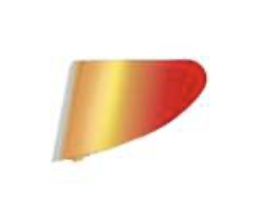 [NZI-VISOR-GIGA-RED] Ref.853 Daytanium Red Visor Giga