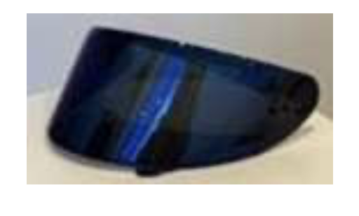 [NZI-VISOR-GIGA-BLUE] Ref.714 Titanium Blue Visor Giga