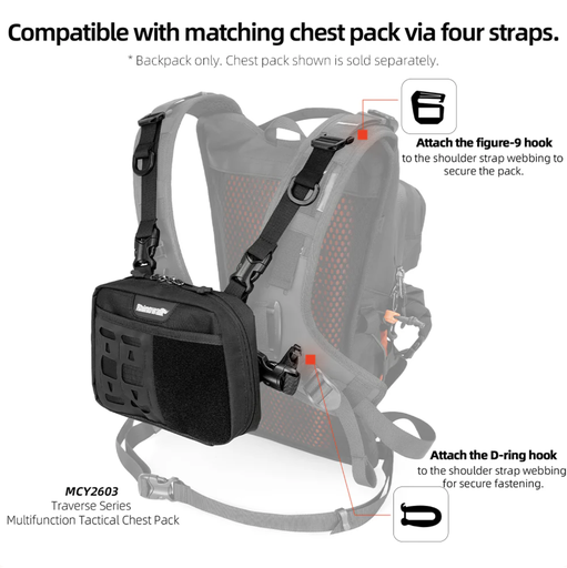 [RNW-MCY2603BK] Rhinowalk Chest Bag
