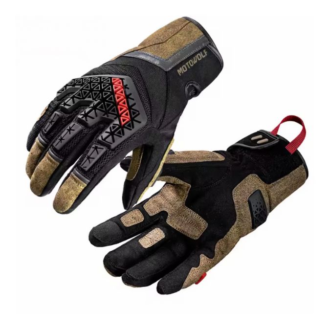 Motowolf Urban Oxford Gloves - Brown