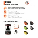 Kovix KNX10 Alarm Disc Lock