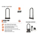 KTQ14-300 Alarm U Lock