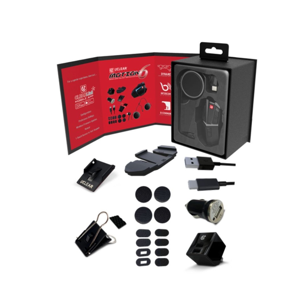 Uclear Motion 6 Mesh Bluetooth Intercom