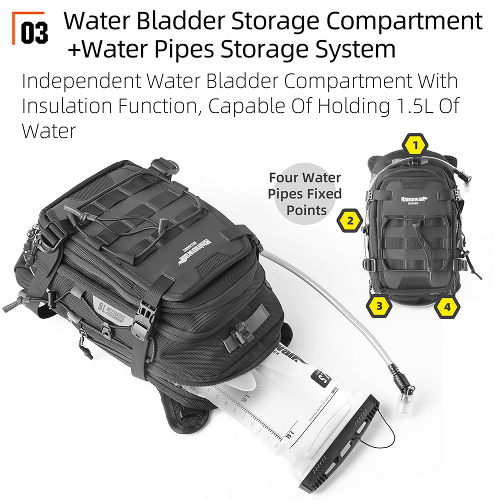 Rhinowalk Mechanic Motorcycle Tank Bag 9L