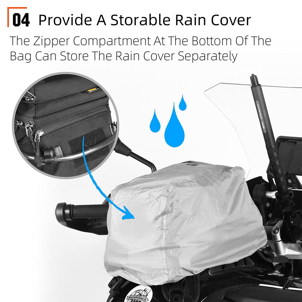 Rhinowalk Mechanic Motorcycle Tank Bag 9L