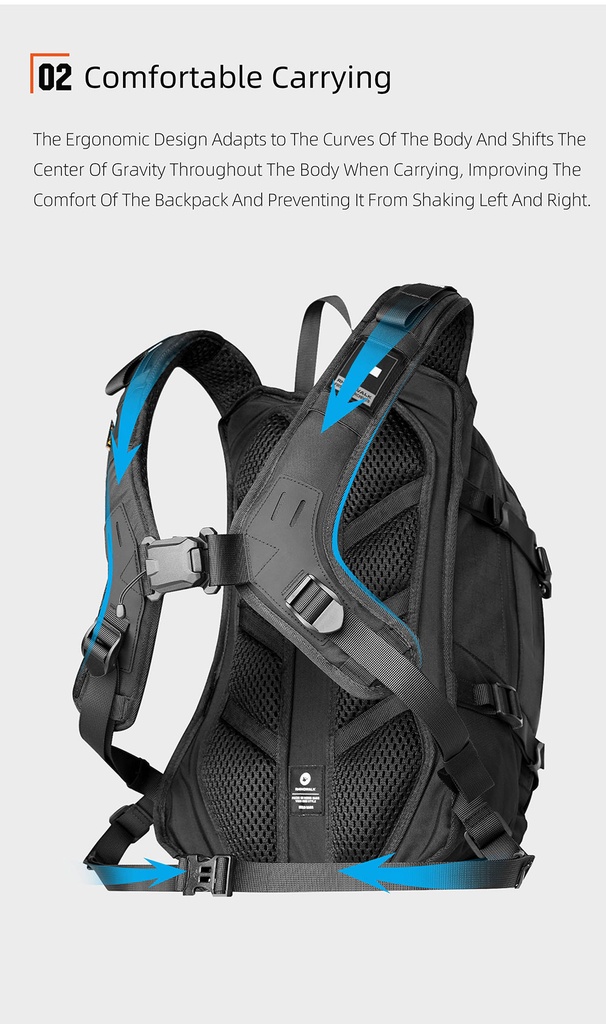 Rhinowalk Mechanic Motorcycle Backpack 23L