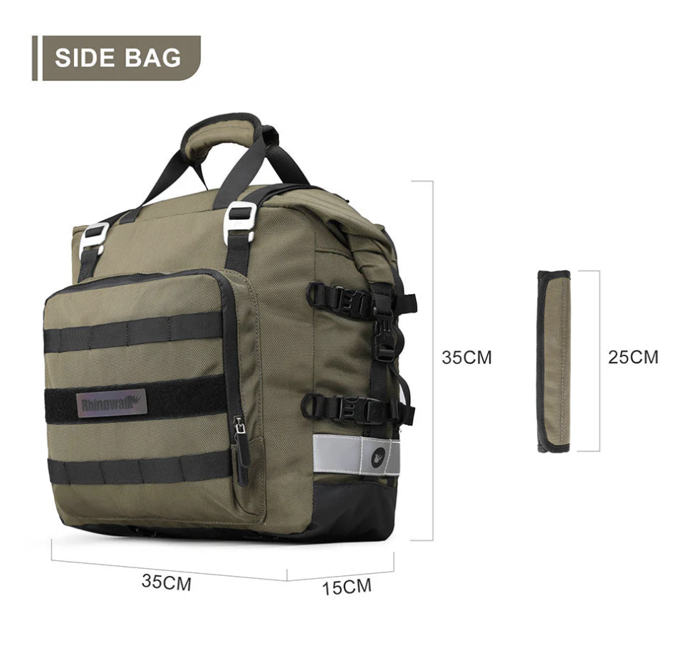 Rhinowalk 20L Motorcycle side bag