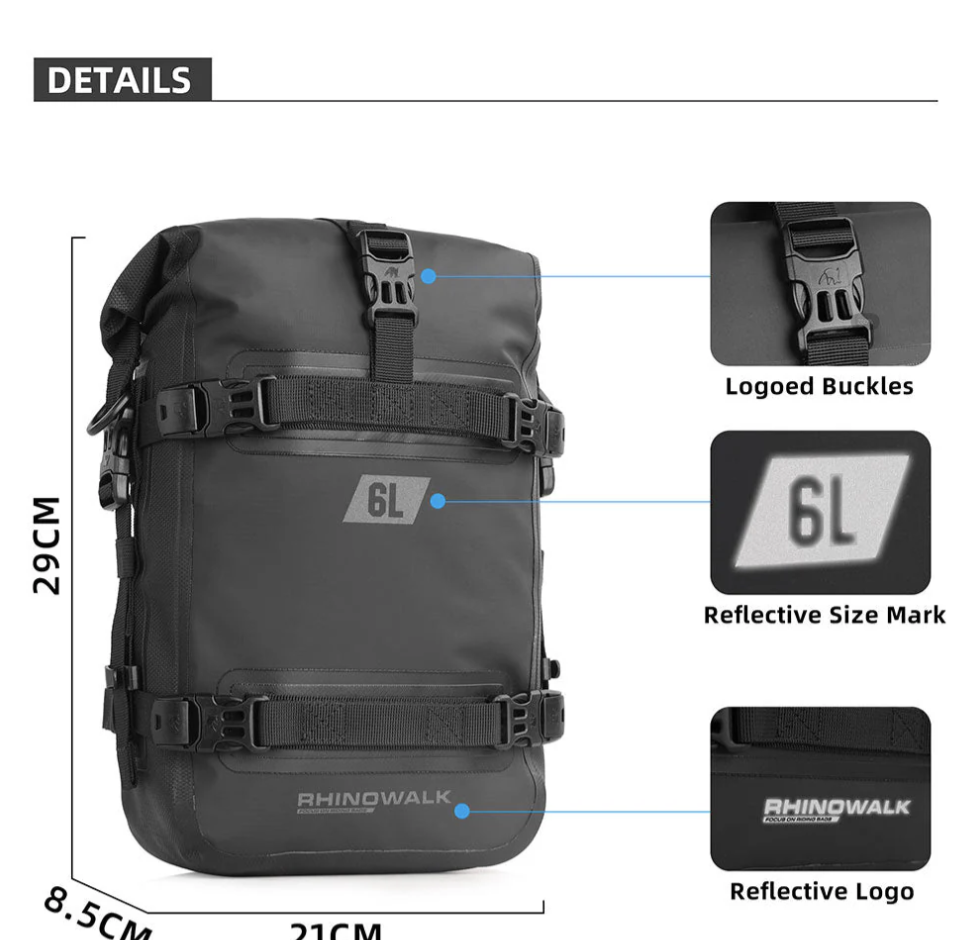 Rhinowalk 6L Waterproof crash bar bags