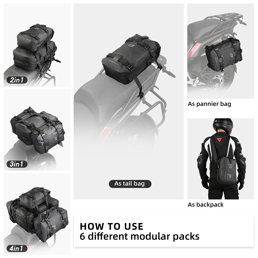 Rhinowalk 8L Waterproof crash bar bags