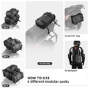 Rhinowalk 8L Waterproof crash bar bags