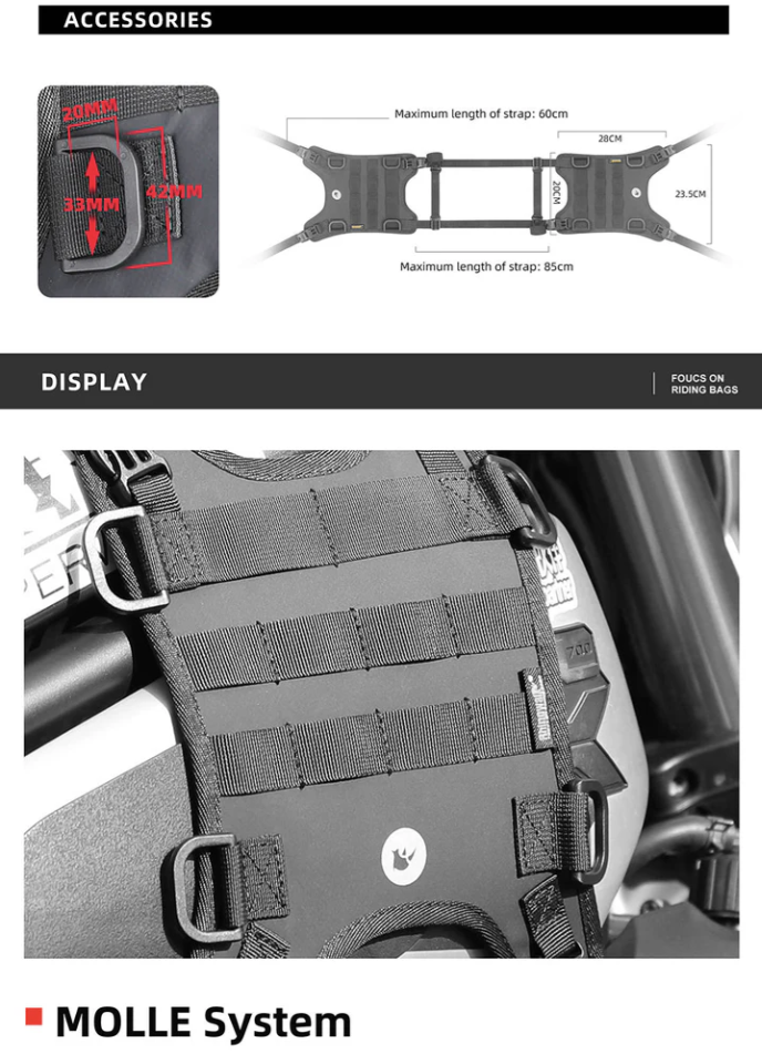Rhinowalk Tank Base Mounting for tank bag