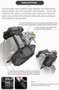 Rhinowalk Motorcycle waterproof Pannier Side Bags 9L - 18L