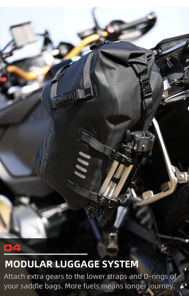 Rhinowalk Motorcycle waterproof Pannier Side Bags 9L - 18L