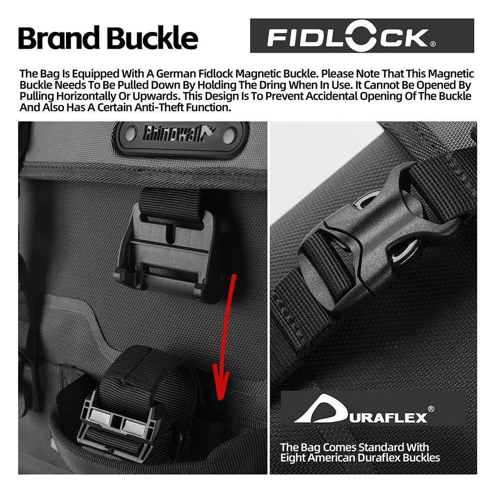 Rhinowalk 36L Fortress Series X Tactical Tail Bag