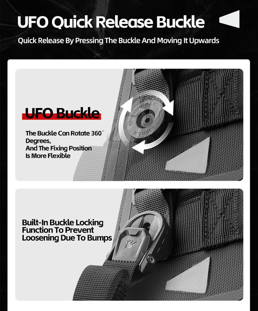 Rhinowalk 36L Fortress Series X Tactical Tail Bag