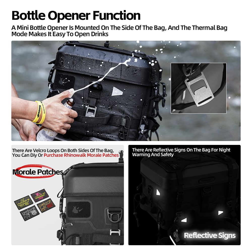 Rhinowalk 36L Fortress Series X Tactical Tail Bag