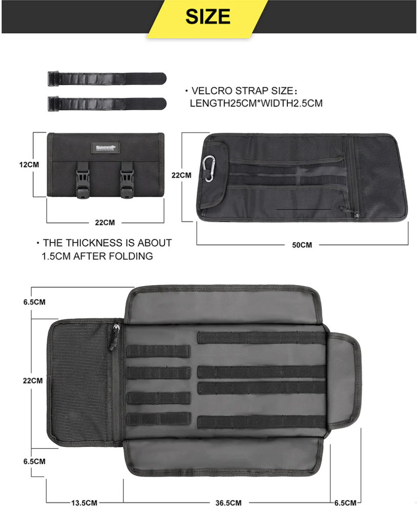Rhinowalk MT103 Motorcycles Heavy Duty Tool Bag Wrap