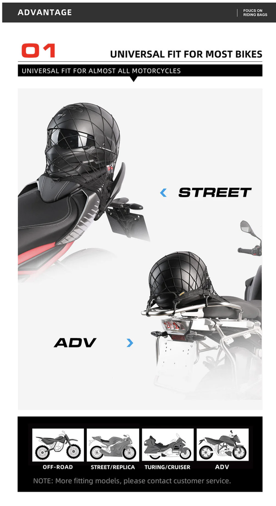 Rhinowalk MTR003A Helmet holder net - Metal hook