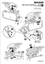 SHAD 4P SYSTEM SIDE CASE KIT BMW R1200/R1250GS ADVENTURE