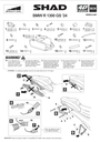 SHAD 4P SYSTEM SIDE CASE FITTING KIT BMW R1300GS