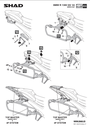 SHAD 4P SYSTEM SIDE CASE FITTING KIT BMW R1300GS
