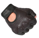 MOT-0311B Motowolf Leather Classic Fingerless Gloves