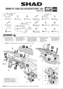 SHAD 4P SYSTEM SIDE CASE FITTING KIT BMW R1300GS ADVENTURE