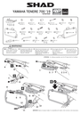 SHAD 4P SYSTEM SIDE CASE KIT YAMAHA TENERE 700