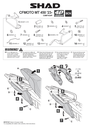 SHAD 4P SYSTEM SIDE CASE KIT CF MOTO 450 MT