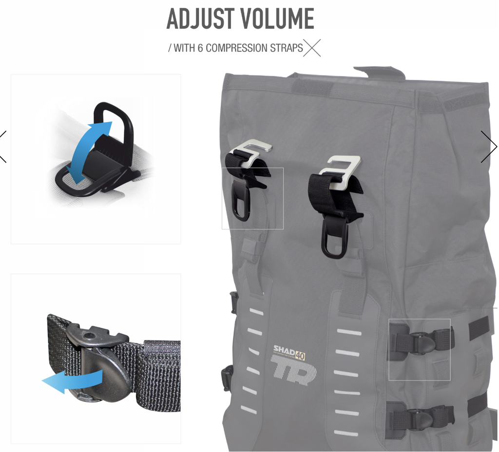 SHAD ADVENTURE TERRA SADDLEBAGS TR40