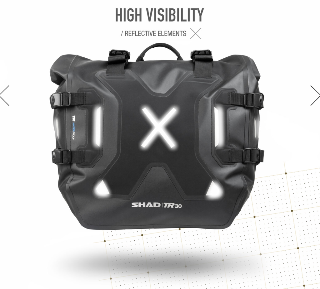 SHAD WATERPROOF SADDLE BAGS TERRA TR30