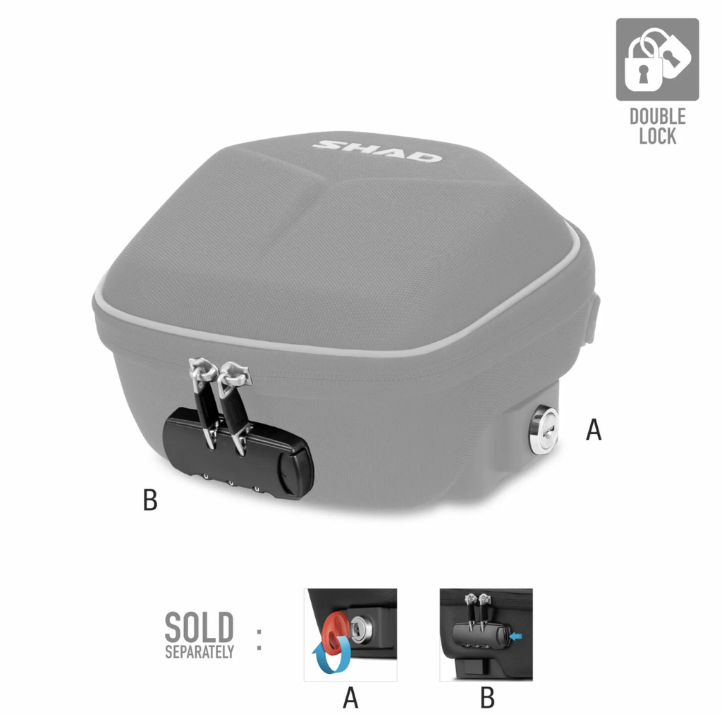 SHAD CLICK SYSTEM TANK BAG E02C