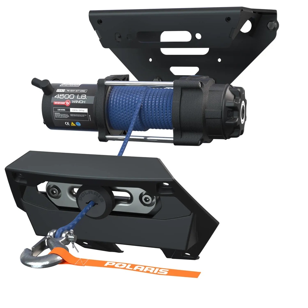 Polaris Pro Series 4,500 LB Winch Kit with Synthetic Rope for RZR