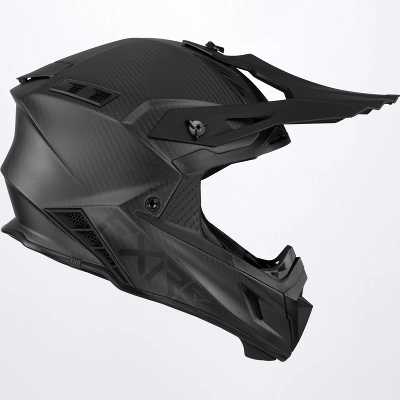 FXR Helium Carbon Helmet with Double D-Ring Buckle