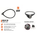 Kovix Alarm Cable Lock KWL24-110