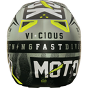 Fox V2 Vicious Helmet Gloss Ece