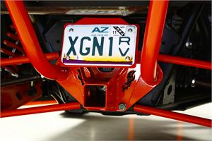 H.D. Receiver Hitch & License Plate Addition Mount for RZR XP