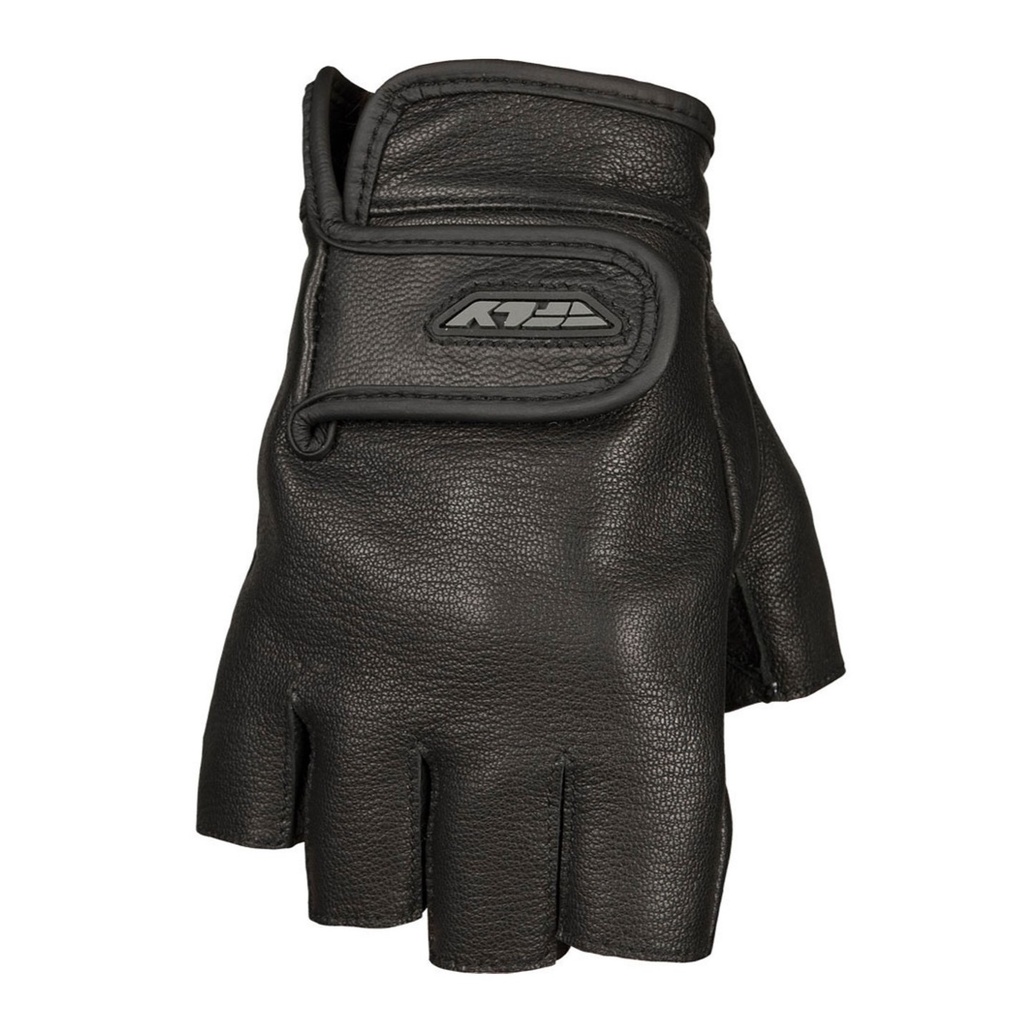 Fly Racing Half-N-Half Fingerless Leather Gloves