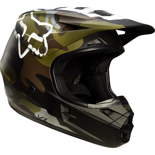 Fox V1 Camo Helmet Ece